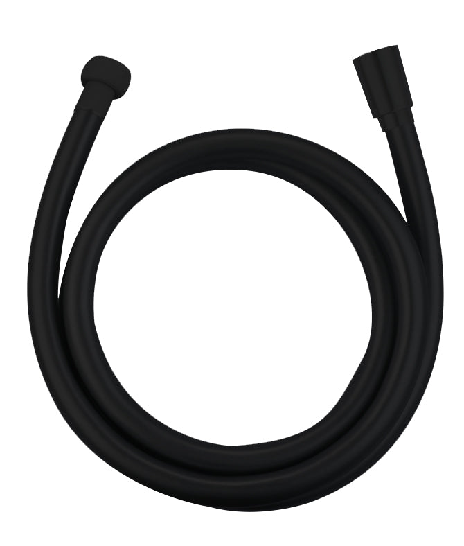 Matte Black Shower Hose 150cm Flexible PVC, view 3
