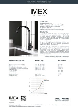 Lyon Matte Black Kitchen Faucet Modern Design, view 3