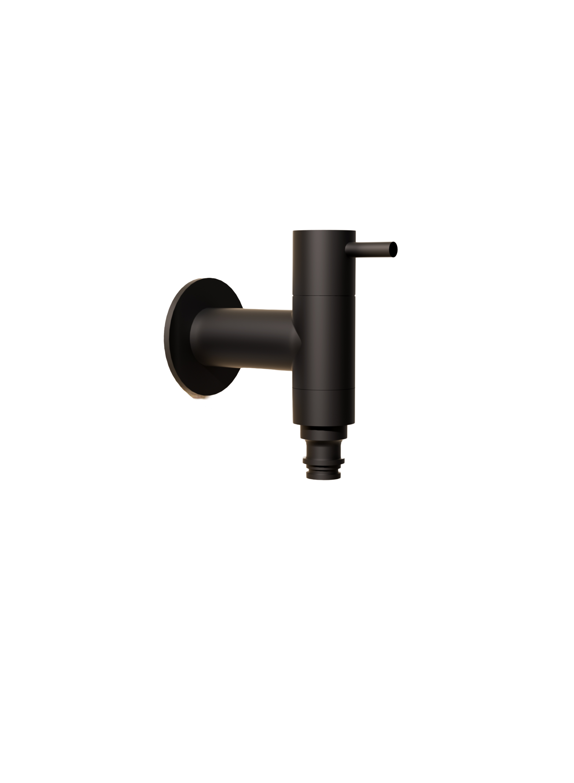 Arches Matte Black Garden Tap in 316 Stainless Steel, main product view