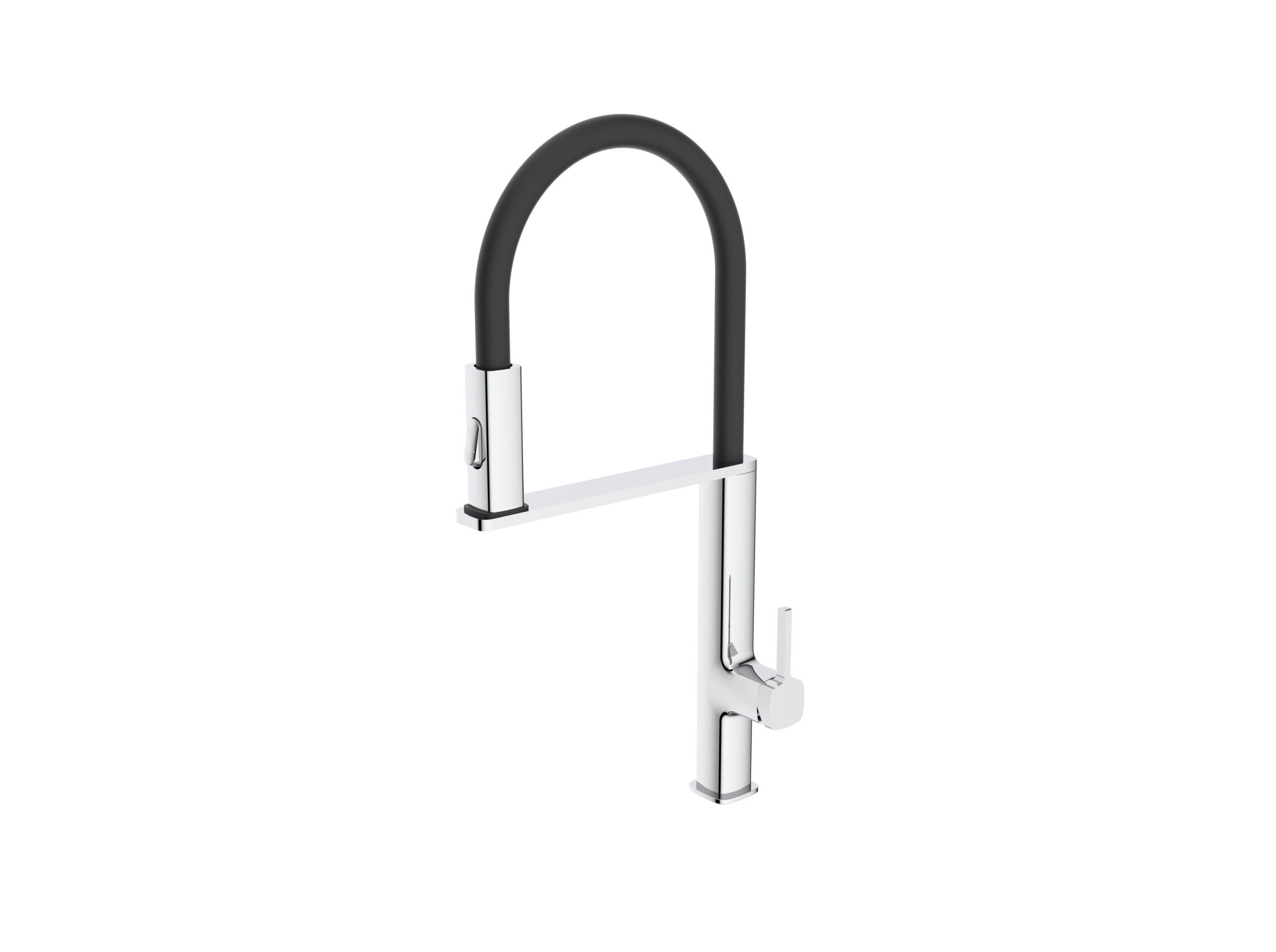 Menorca Chrome Kitchen Faucet Modern Design, view 2