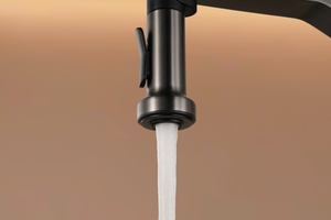 Veneto Black Gun Metal Kitchen Mixer Tap, view 4