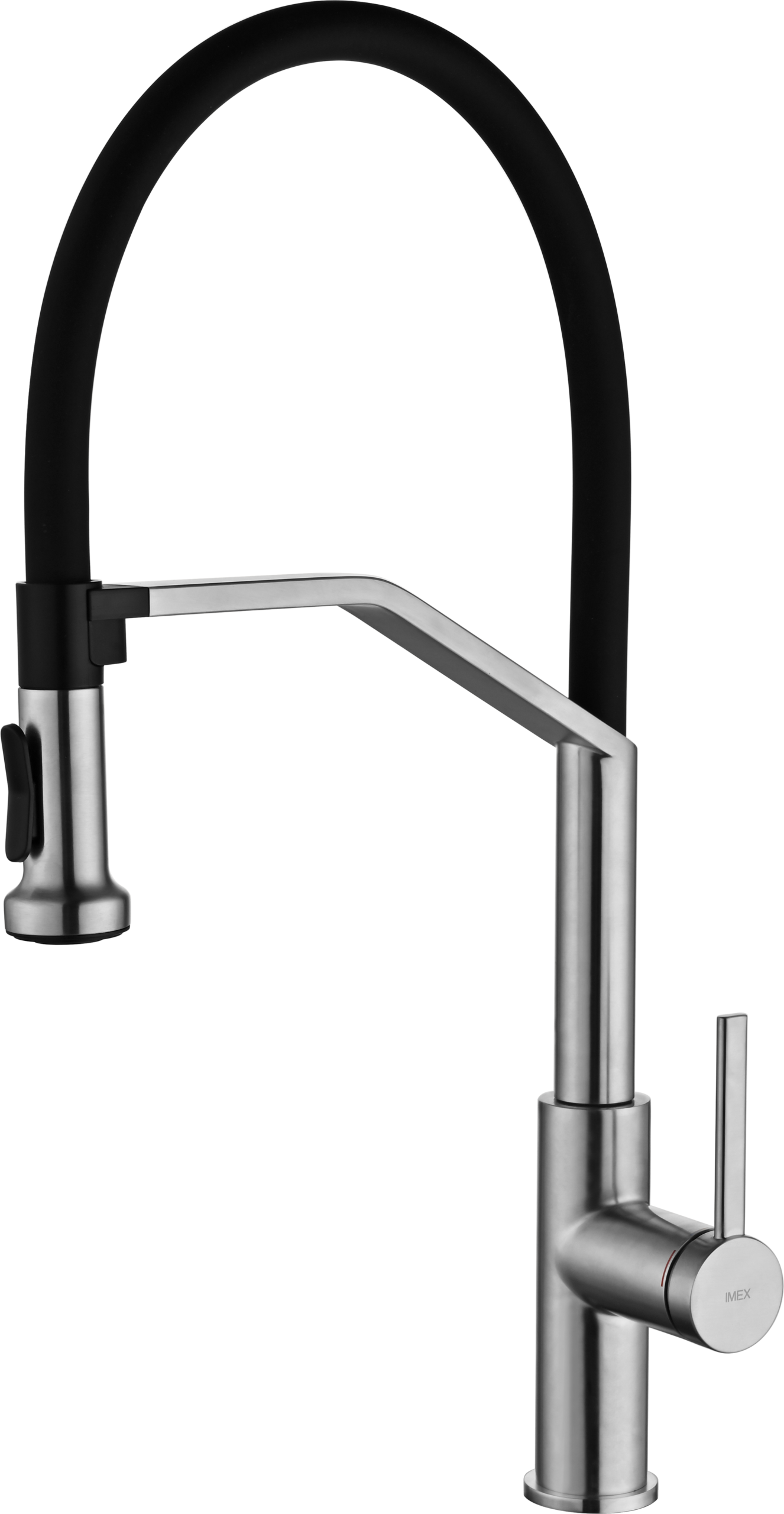 Veneto Brushed Nickel Kitchen Mixer Tap, main product view