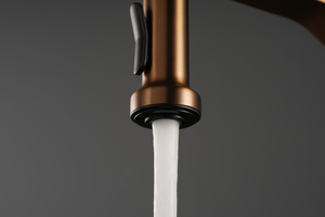 Veneto Brushed Rose Gold Kitchen Mixer Tap, view 4