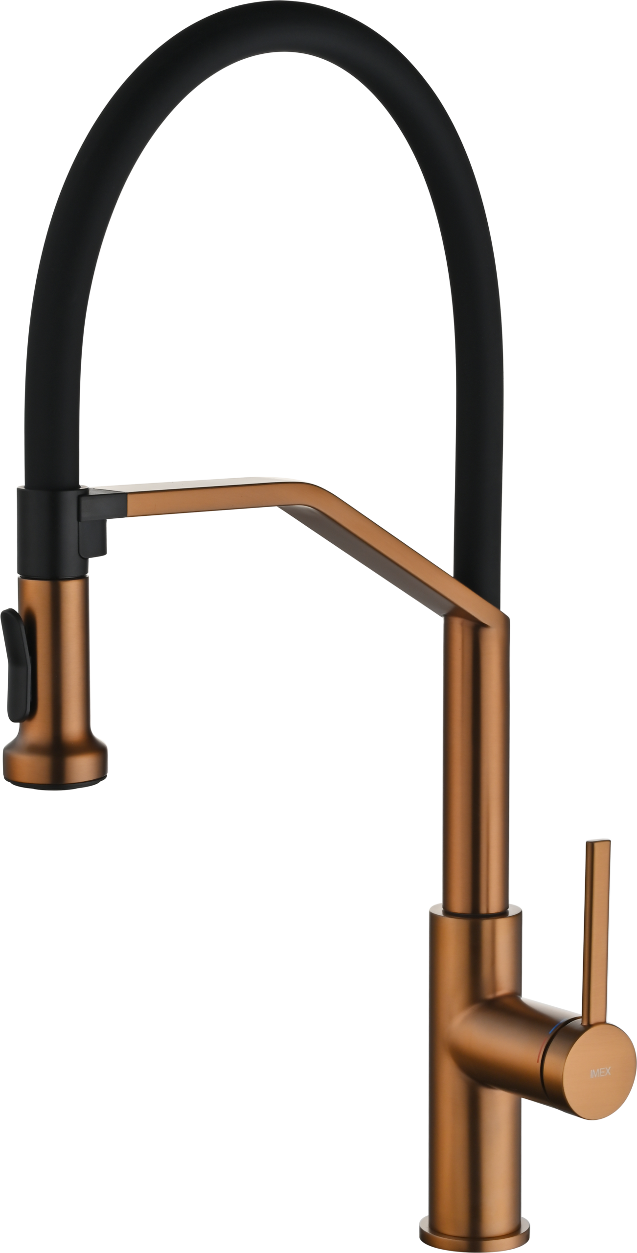 Veneto Brushed Rose Gold Kitchen Mixer Tap, main product view