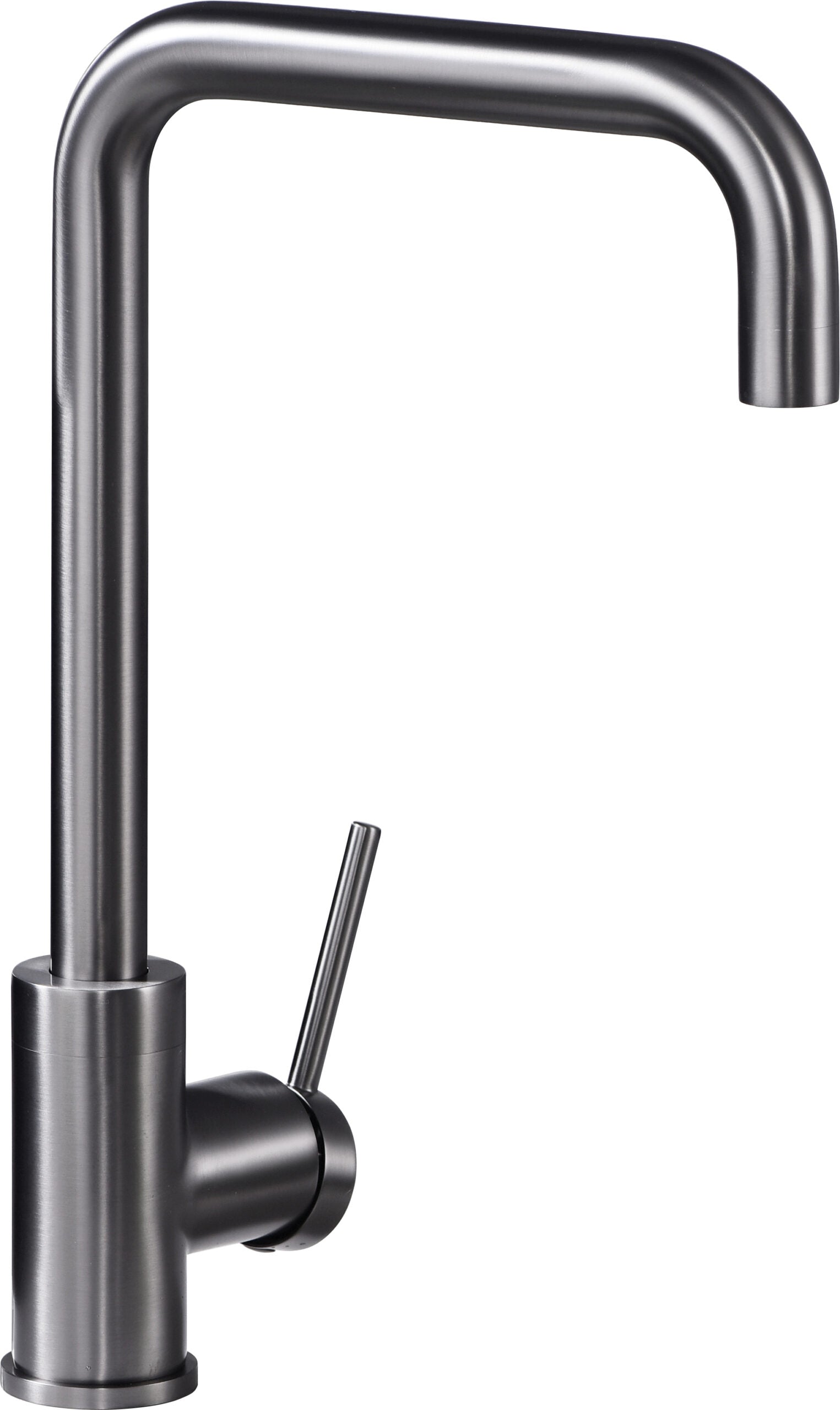 Loira Black Gun Metal Kitchen Faucet Modern Design, view 2
