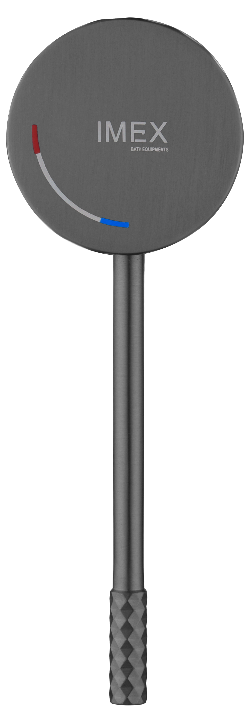Genoa Black Gun Metal Single Handle Bidet Mixer, detail view