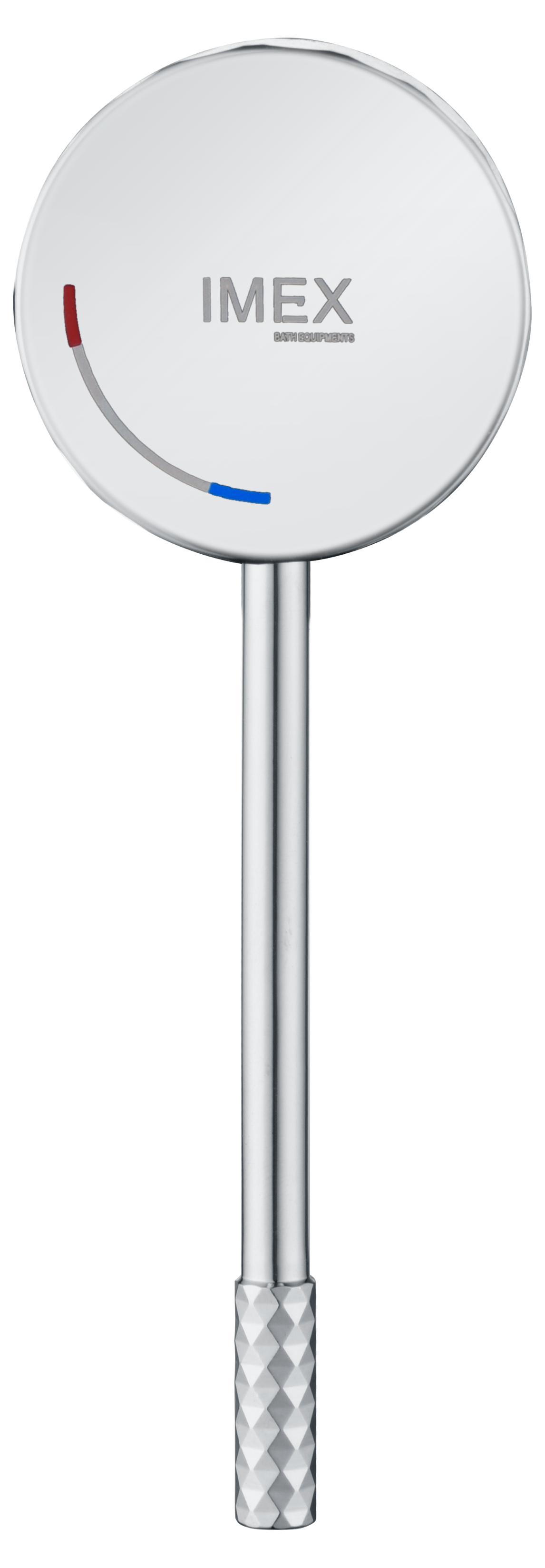 Chrome Single Handle Basin Faucet Genoa Series, detail view