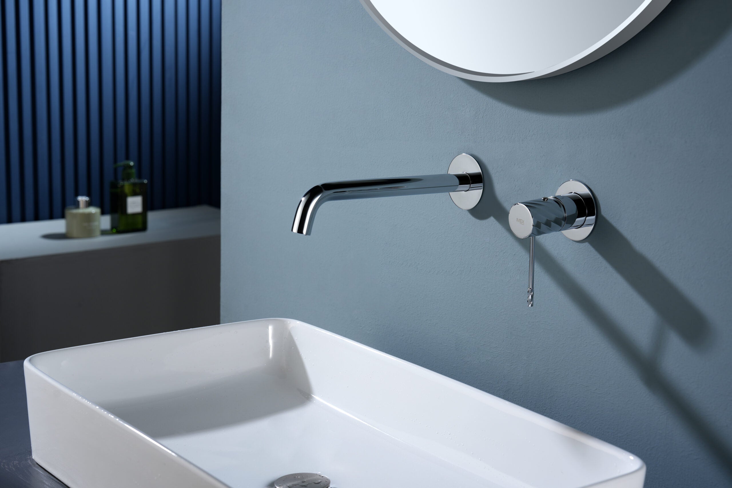 Bless Chrome Concealed Single Lever Basin Mixer, view 3