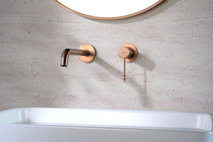 Bless Brushed Rose Gold Concealed Single Lever Basin Mixer, view 3