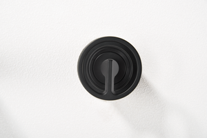 Matte Black Built-in Sink Mixer Faucet, detail view