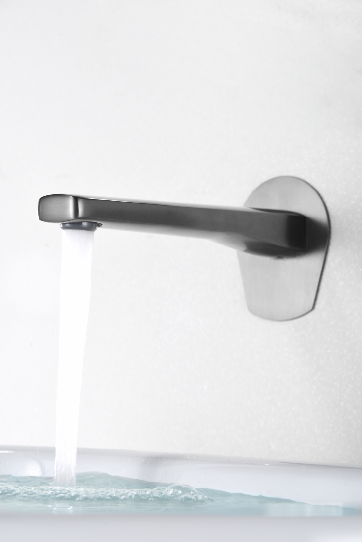 Black Gun Metal Single Handle Basin Faucet, view 4
