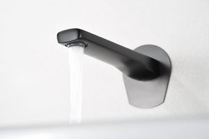 Matte Black Built-in Sink Mixer Faucet Modern Design, view 4