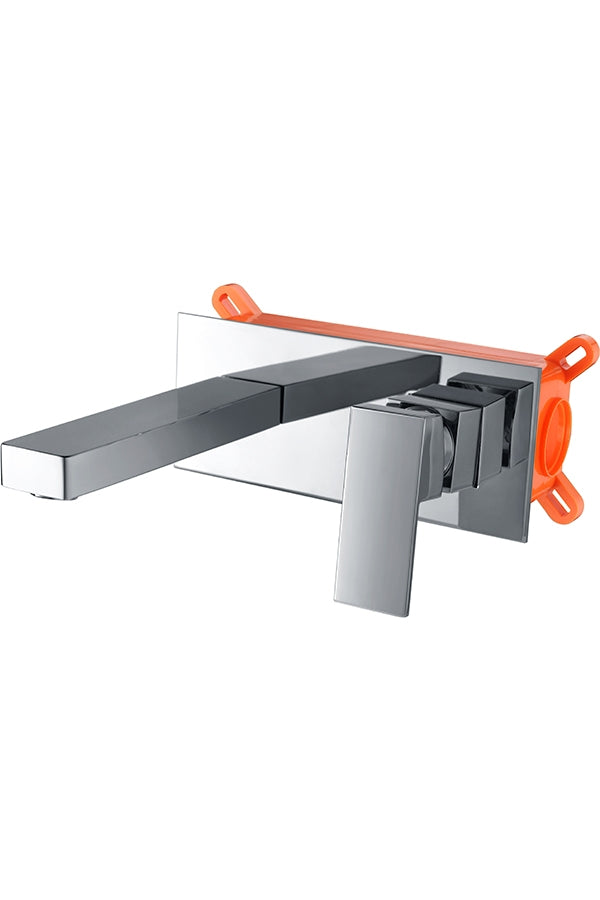 Chrome Single-Lever Built-In Sink Faucet Modern Design, view 2
