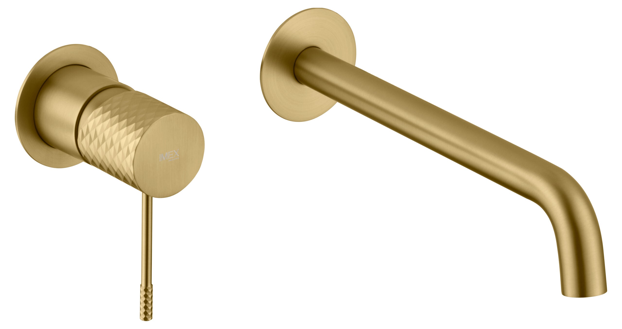 Brushed Gold Basin Mixer Faucet Single Lever, view 6