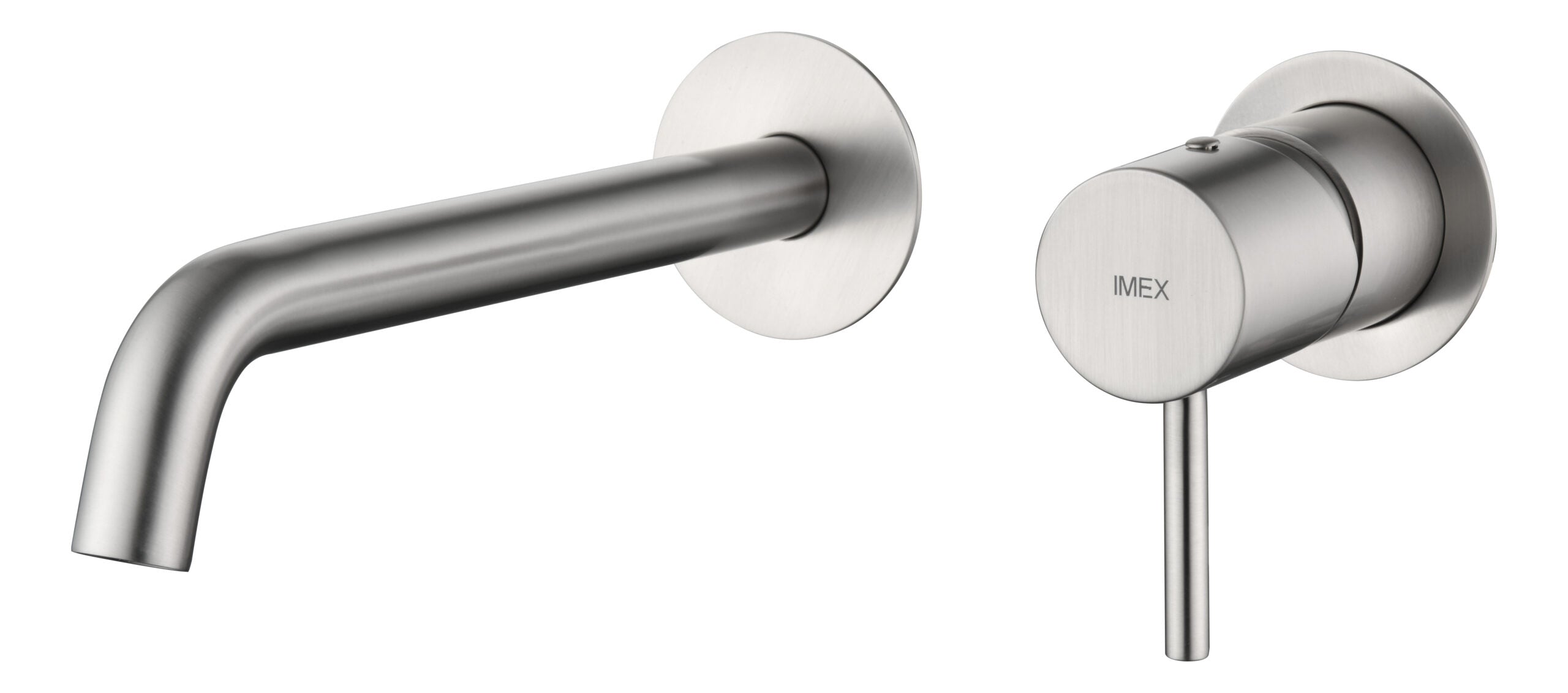 Brushed Nickel Built-in Sink Mixer Faucet, view 2