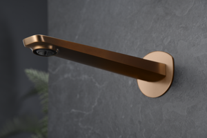 Brushed Rose Gold Bathroom Sink Mixer Faucet, view 5