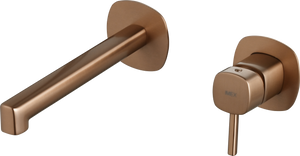 Toscana Brushed Rose Gold Concealed Single Lever Basin Mixer, main product view