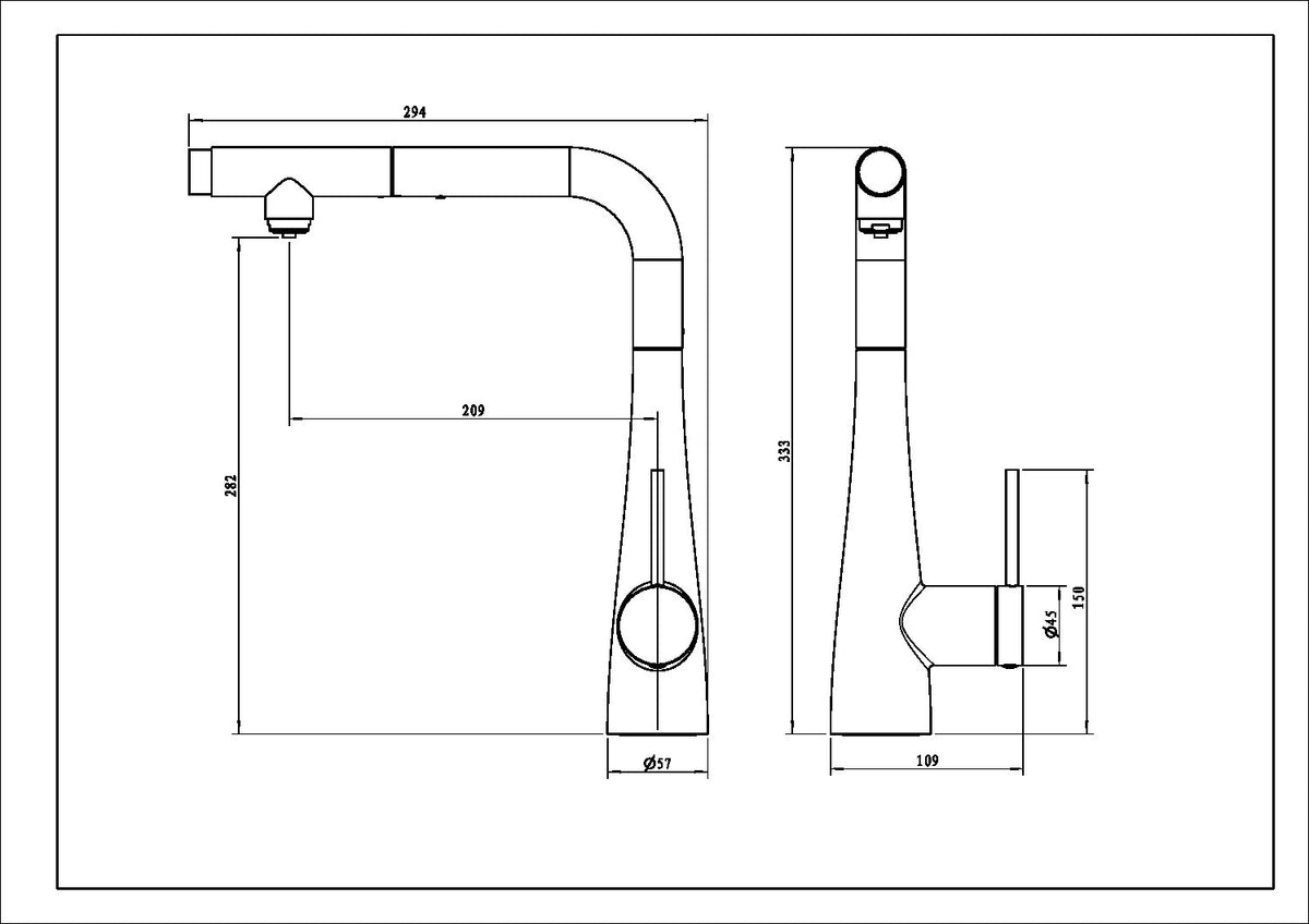 Brushed Gold Kitchen Faucet with Osmosis Water Filter, view 8