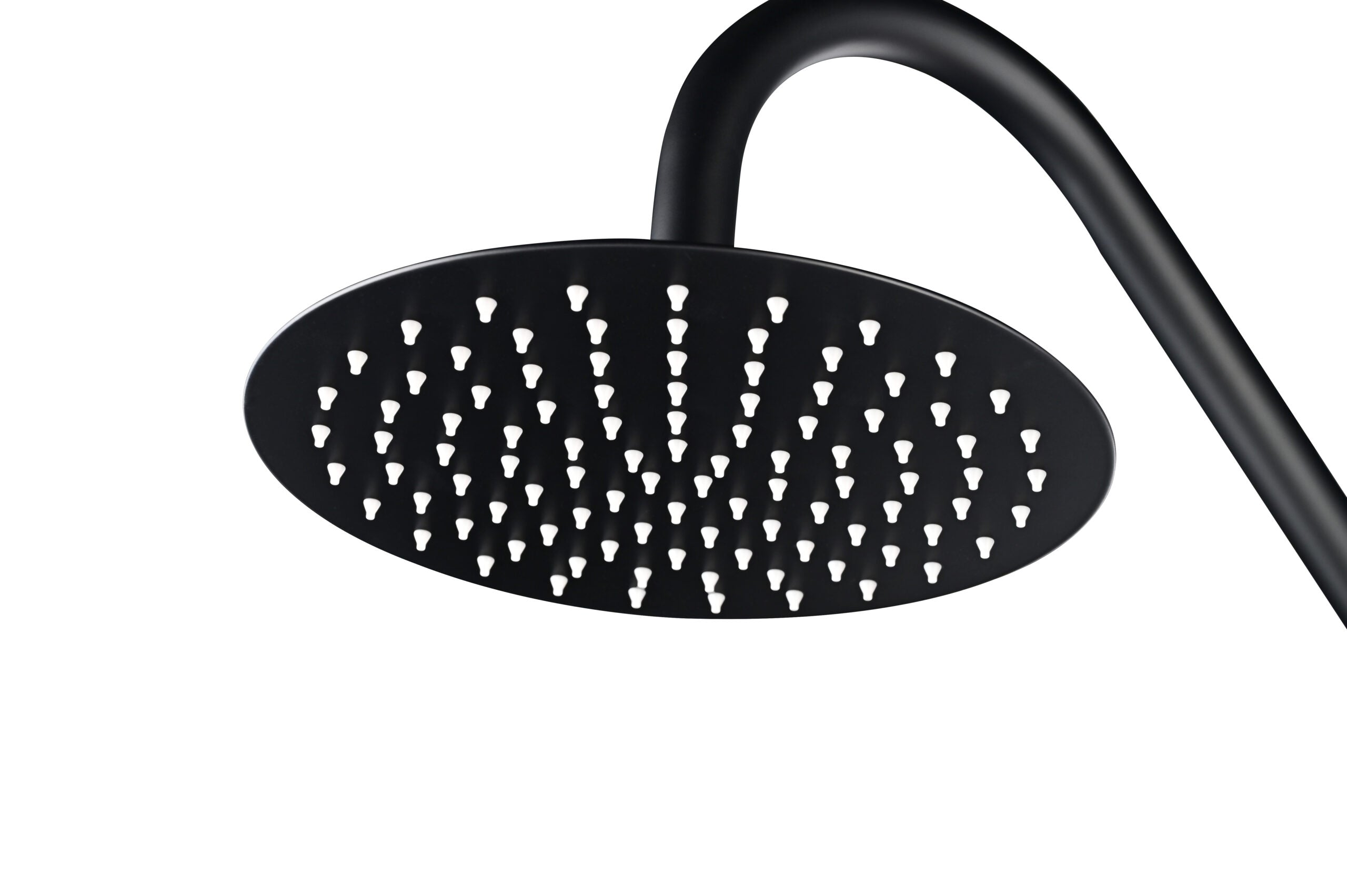 Alaska Matte Black Steel Pool Shower Tap in 316 Stainless Steel, view 4