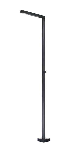 Alabama Matte Black Steel Pool Shower Tap in 316 Stainless Steel, main product view