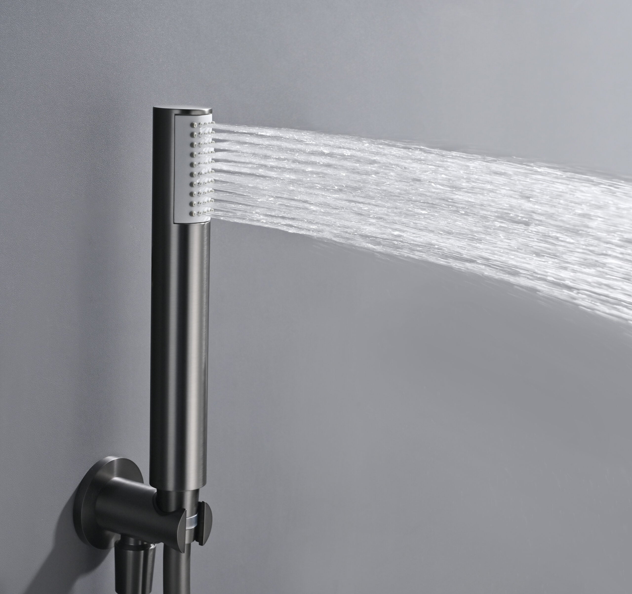 Bless Black Gun Metal Concealed Single Lever Shower Set, view 5