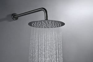 Bless Black Gun Metal Concealed Single Lever Shower Set, view 4