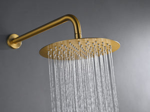 Bless Brushed Gold Concealed Single Lever Shower Set, view 5