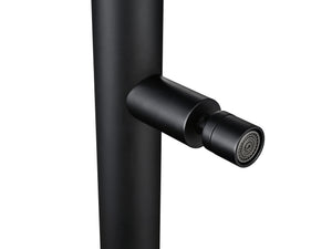 Dakota Matte Black Steel Pool Shower Tap in 316 Stainless Steel, view 5
