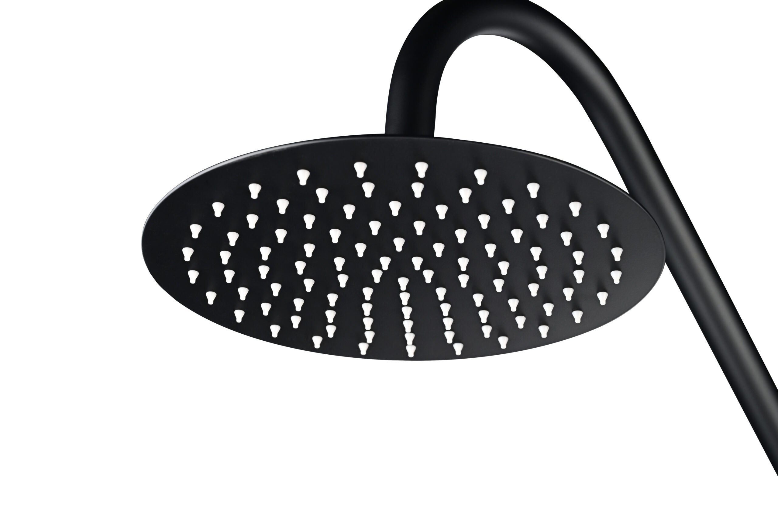 Dakota Matte Black Steel Pool Shower Tap in 316 Stainless Steel, view 6