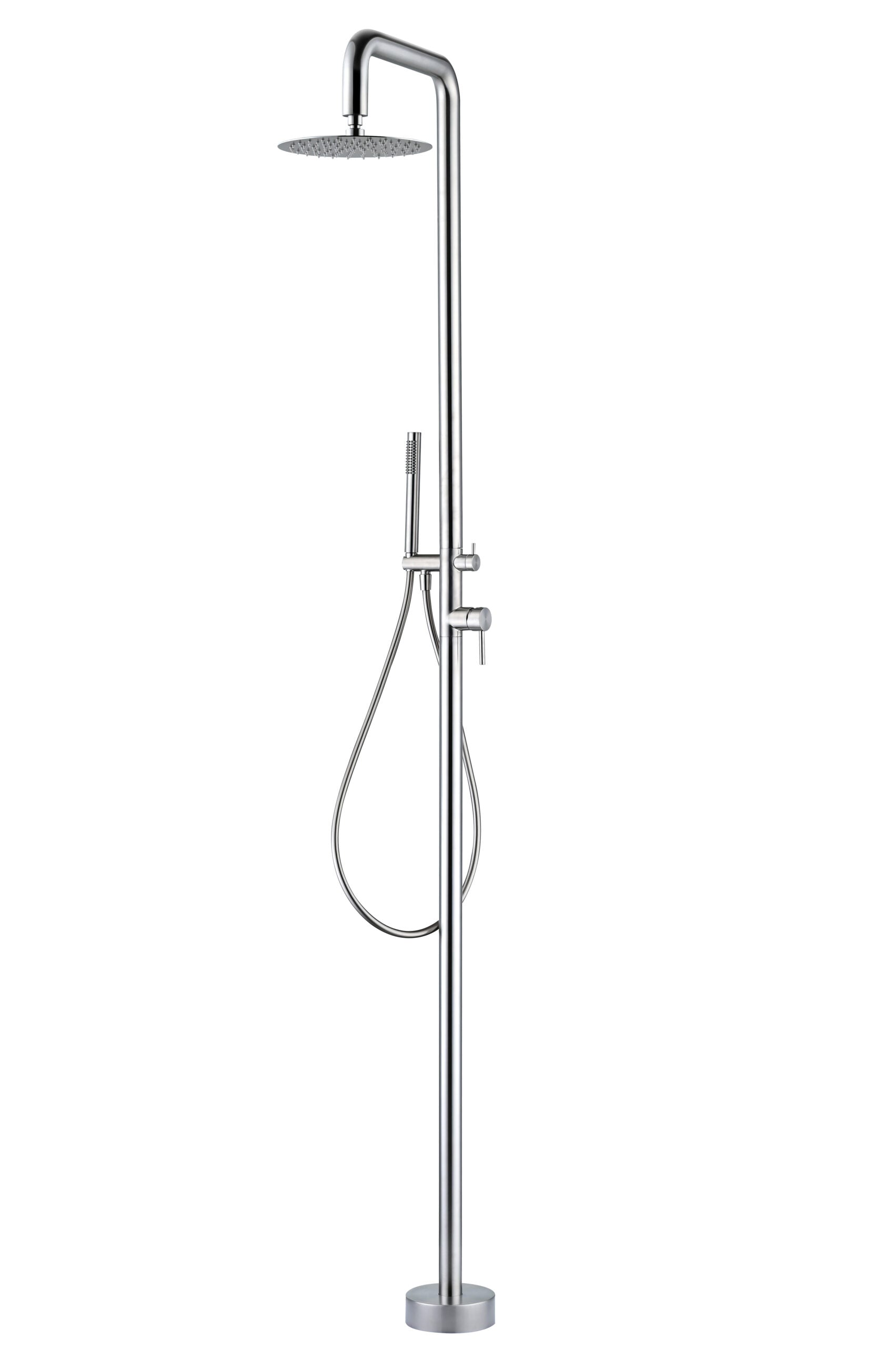 Florida Stainless Steel Pool Shower Tap in 316 Stainless Steel, main product view