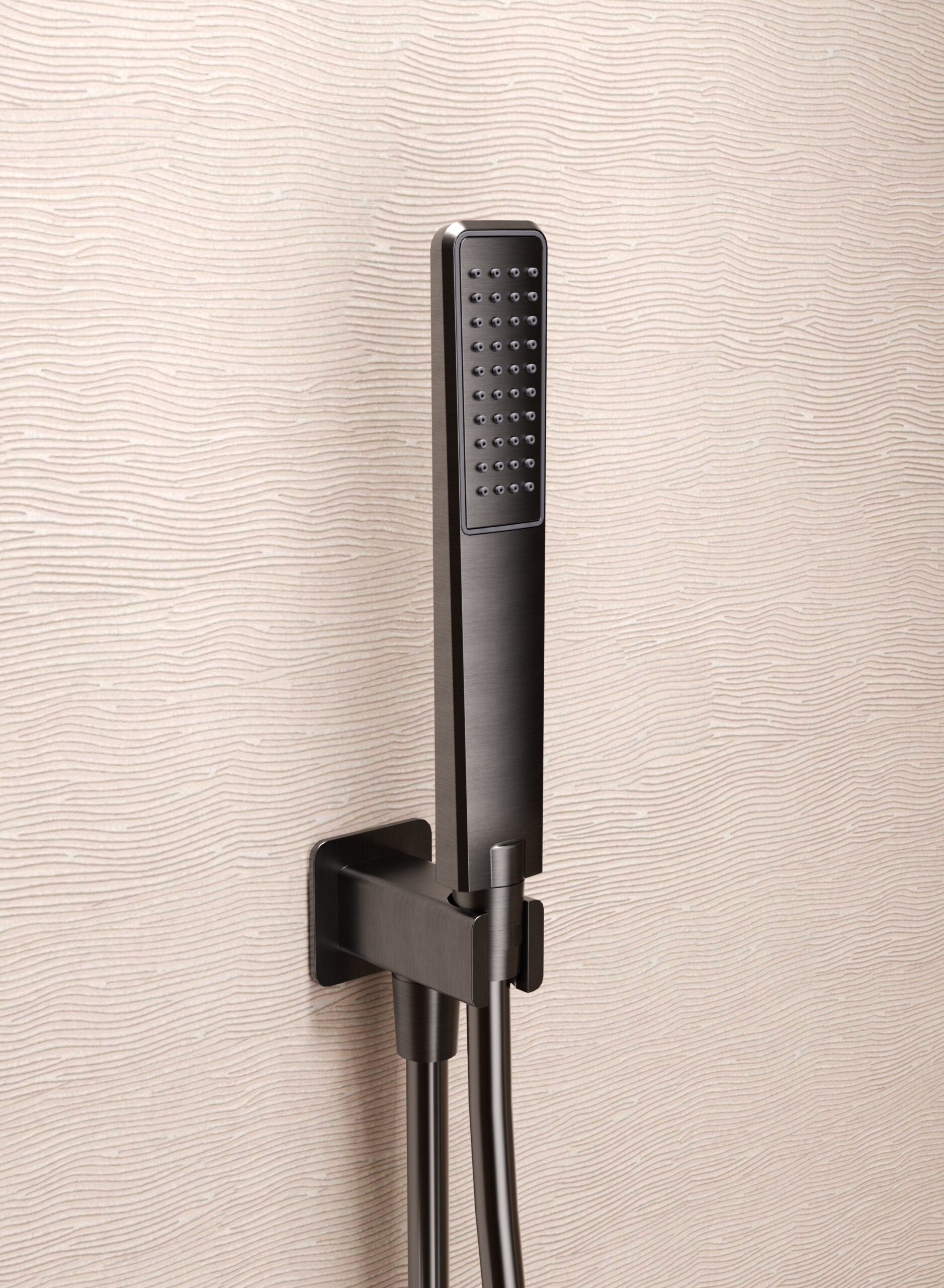 Firenze Brushed Rose Gold Concealed Single Lever Shower Set, view 6