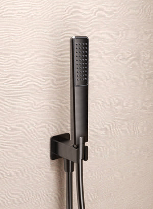 Firenze Brushed Rose Gold Concealed Single Lever Shower Set, view 6