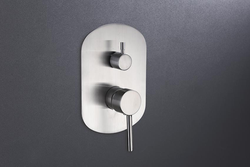 Steel S316 Built-in Single-Lever Shower Set Moscow Series, detail view
