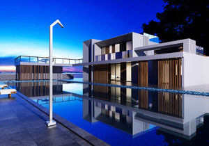 Niágara Stainless Steel Pool Shower Tap in 316 Stainless Steel, view 2