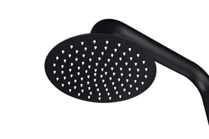 Oregón Matte Black Steel Pool Shower Tap in 316 Stainless Steel, view 5