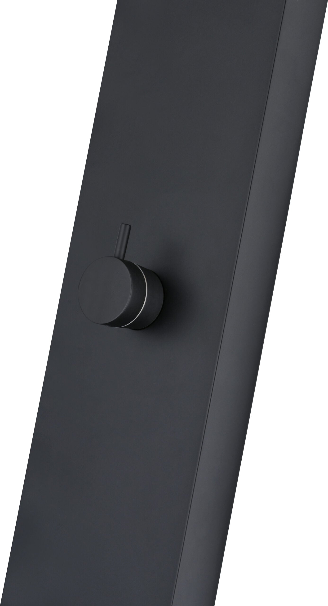 Sense Matte Black Steel Pool Shower Tap in 316 Stainless Steel, view 5