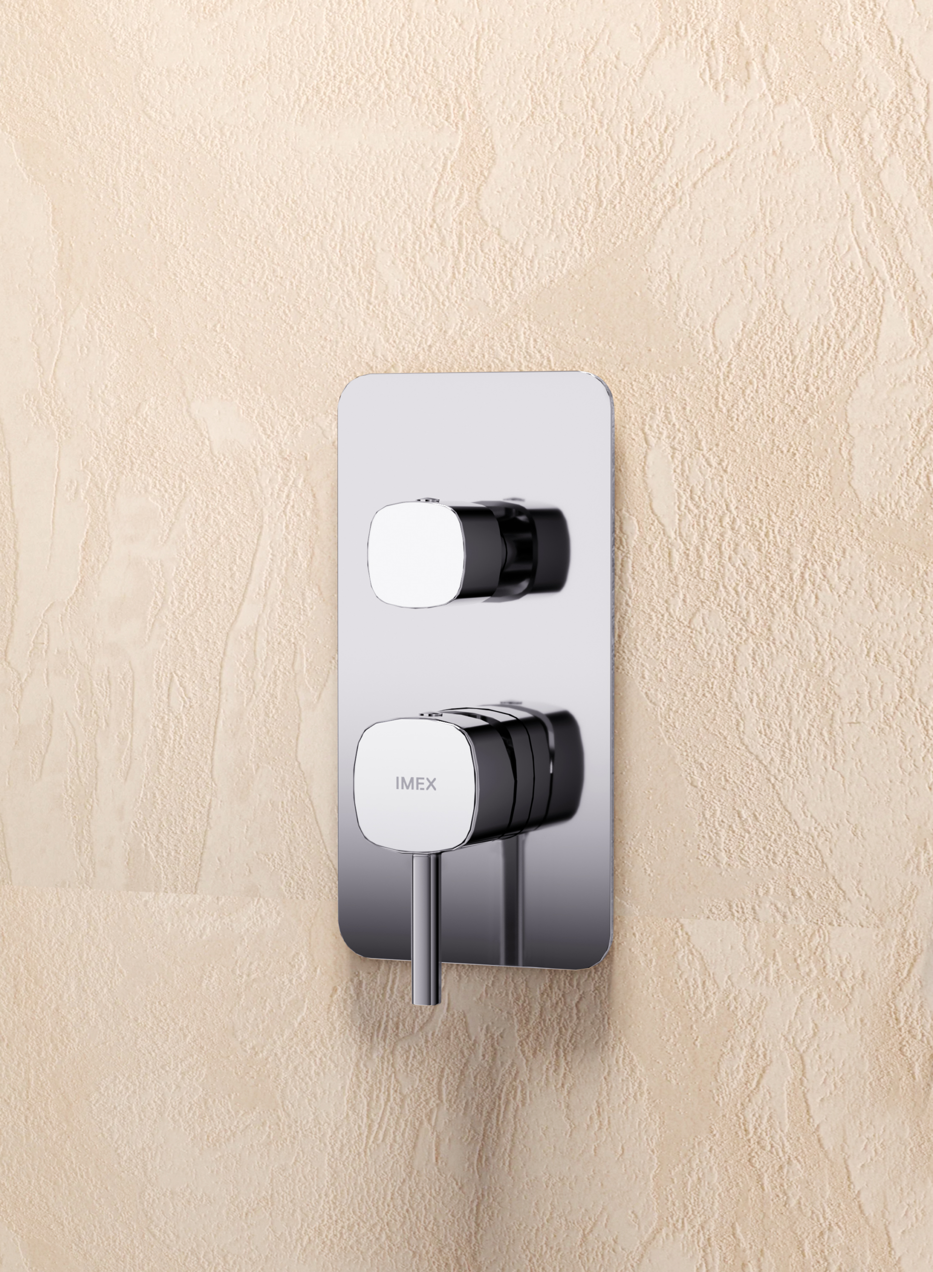 Toscana Matte Black Concealed Single Lever Shower Set, view 4