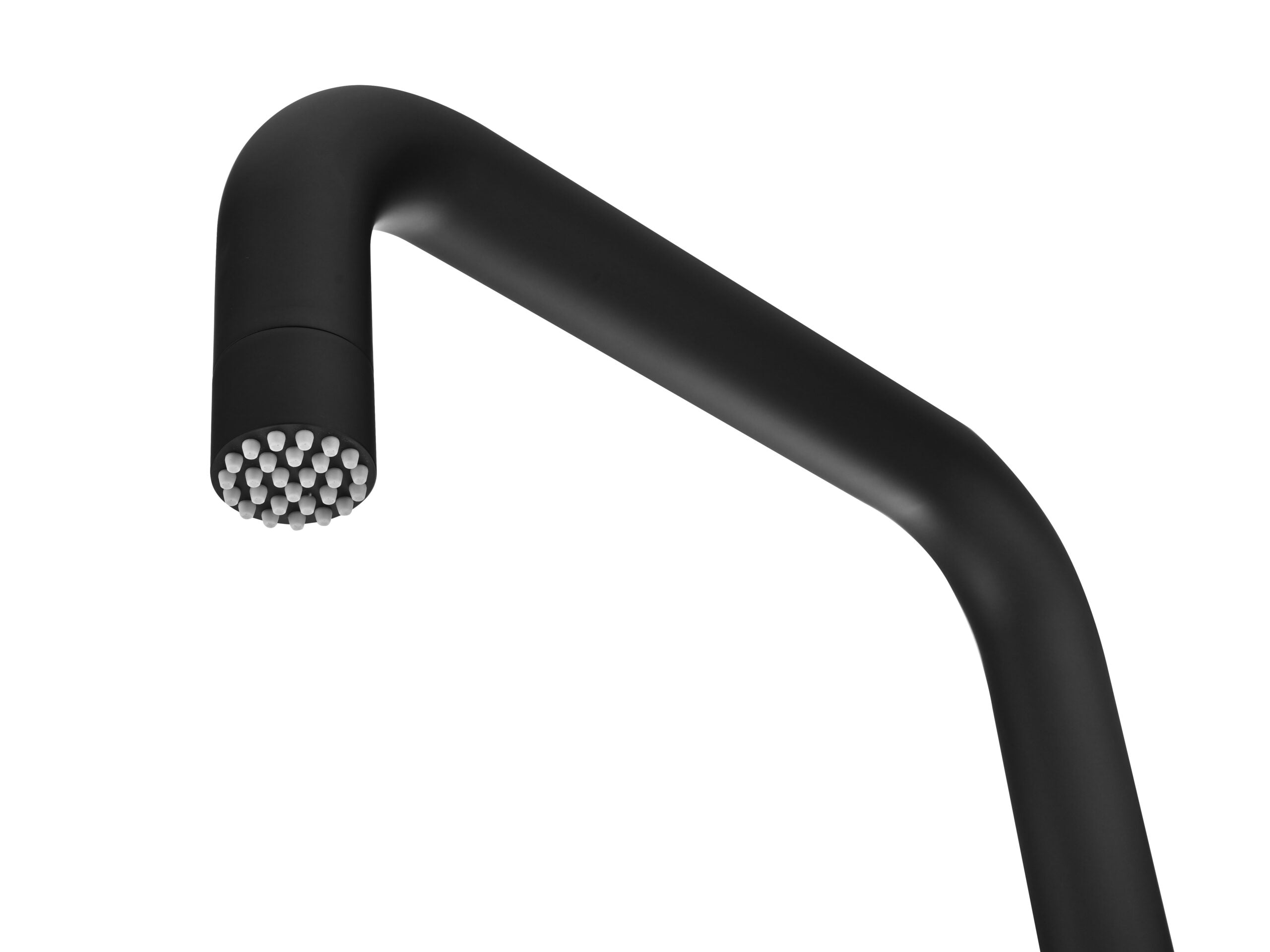 Utah Matte Black Steel Pool Shower Tap in 316 Stainless Steel, view 4
