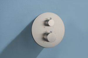 Bless Brushed Nickel Concealed Thermostatic Shower Set, view 3