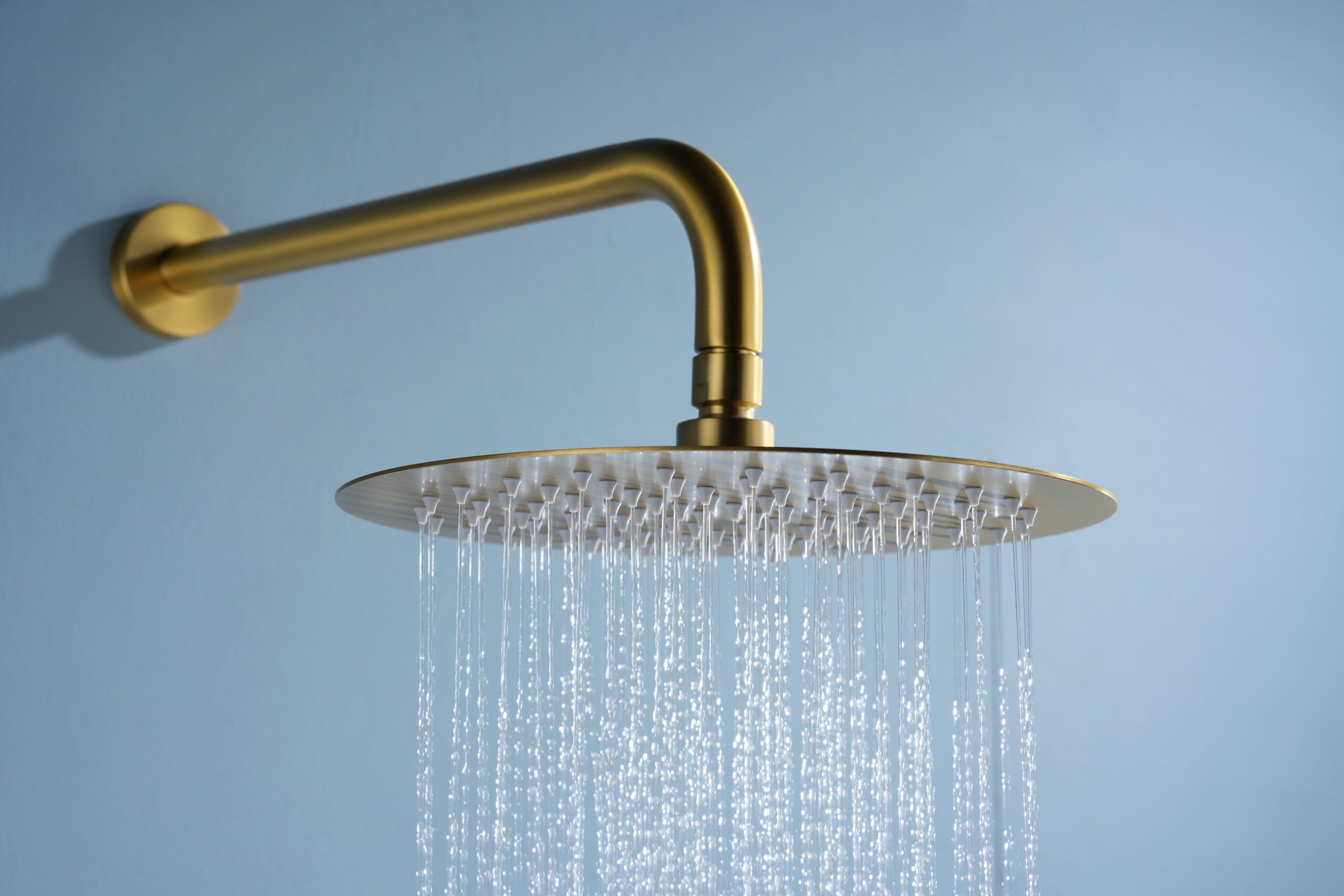 Bless Brushed Gold Concealed Thermostatic Shower Set, view 5