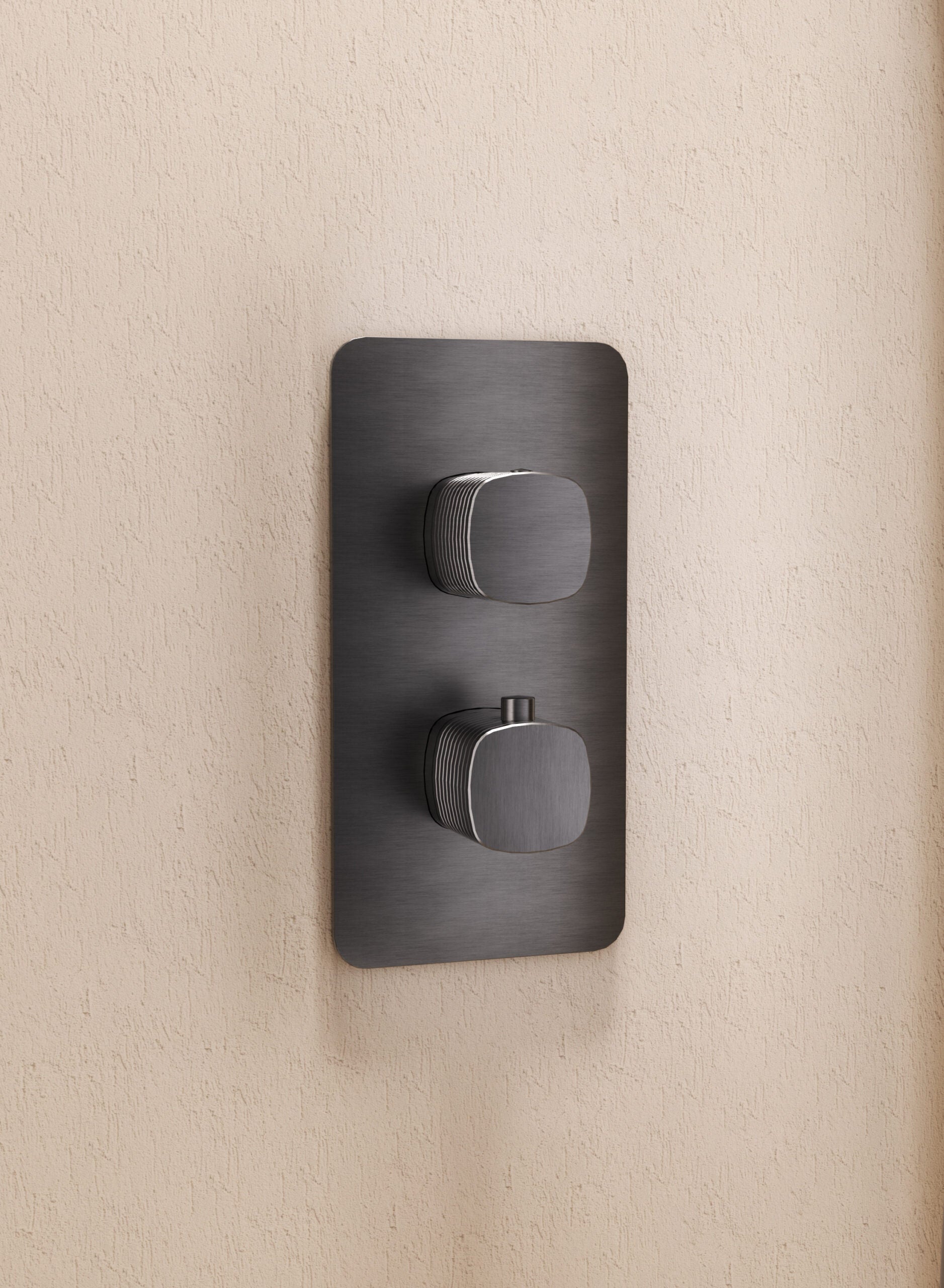 Firenze Brushed Gold Concealed Thermostatic Shower Set, view 5