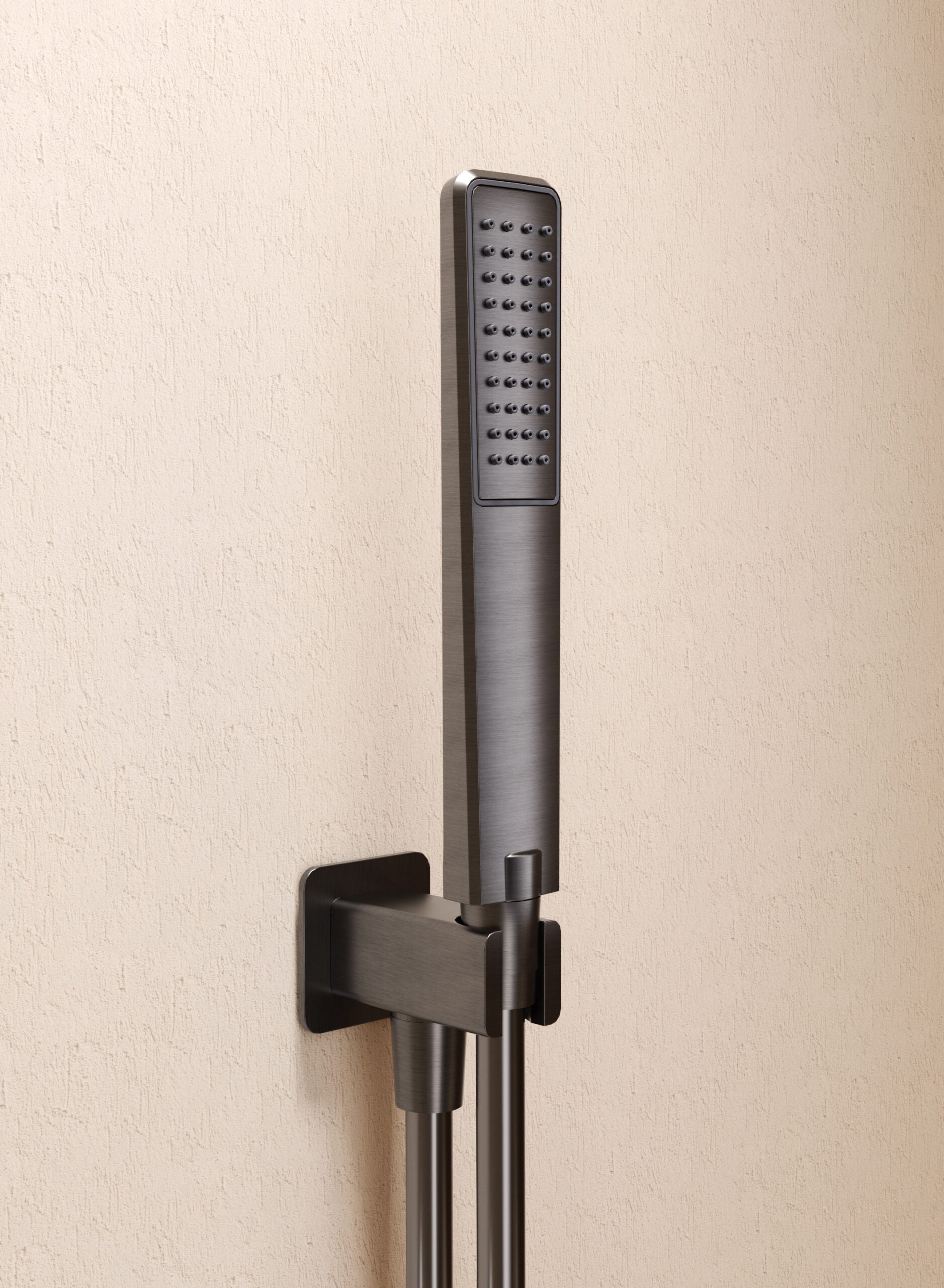 Firenze Black Gun Metal Concealed Thermostatic Shower Set, view 4