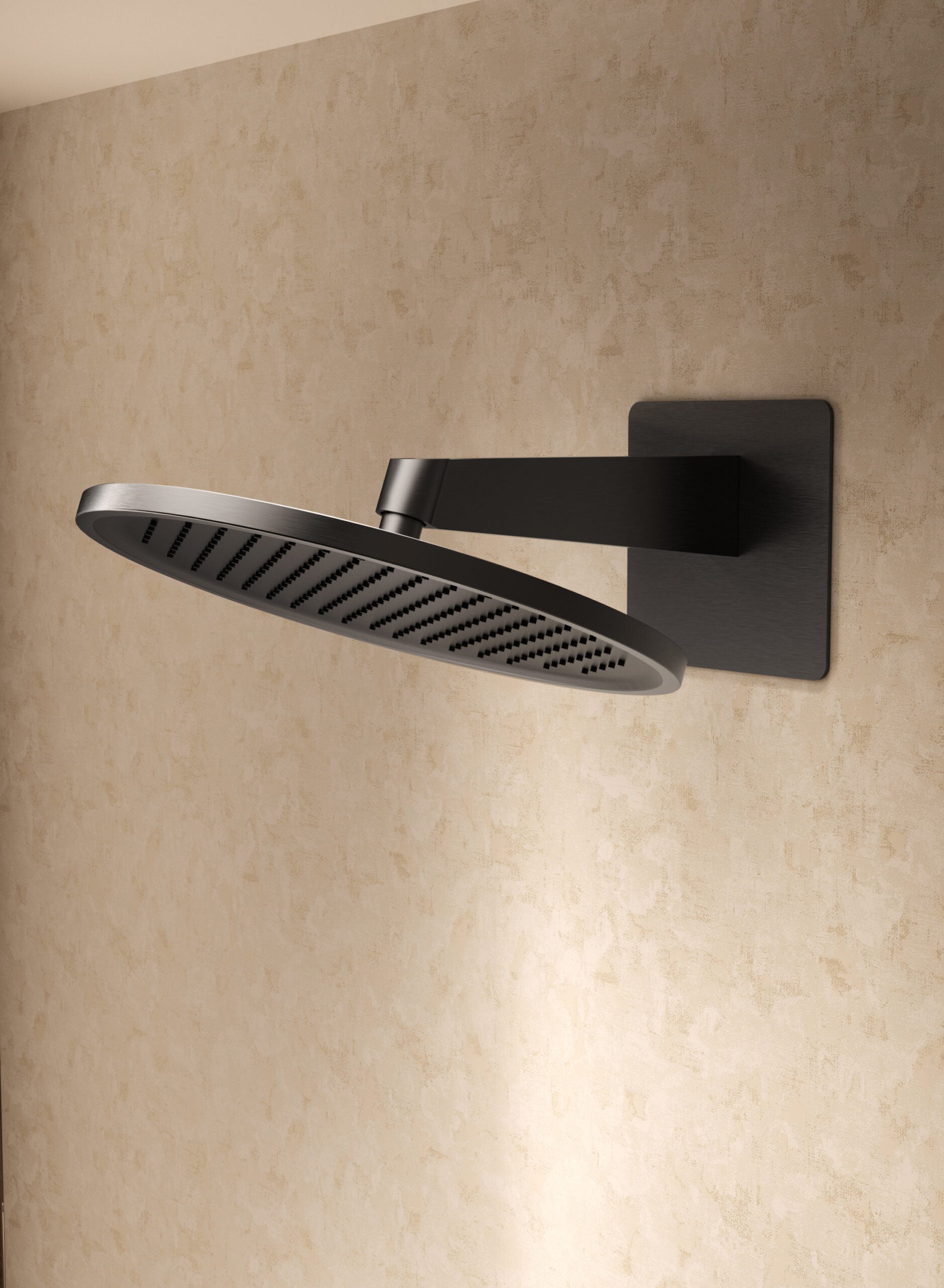 Inari Brushed Rose Gold Concealed Thermostatic Shower Set, view 2