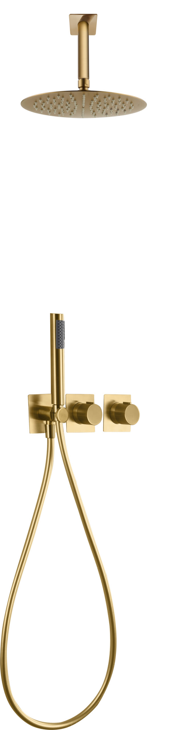Conjunto Ducha Termosstatico Empotrado Nepal Oro Ce