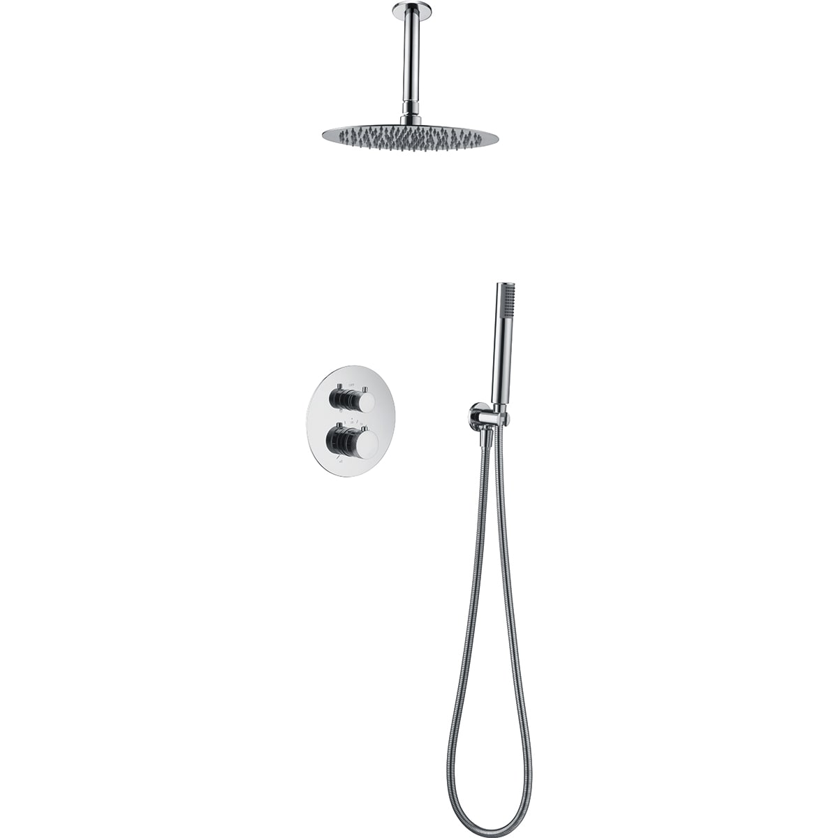 Conjunto De Ducha Empotrado Termostático Top