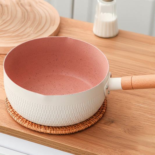 Aluminum Alloy Non Stick Glass Lid Pot