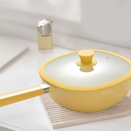 Ceramic Square Non Stick Lightweight Uncoated Pan