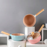 Stone Non Stick Tempered Glass Lid Soup Pot