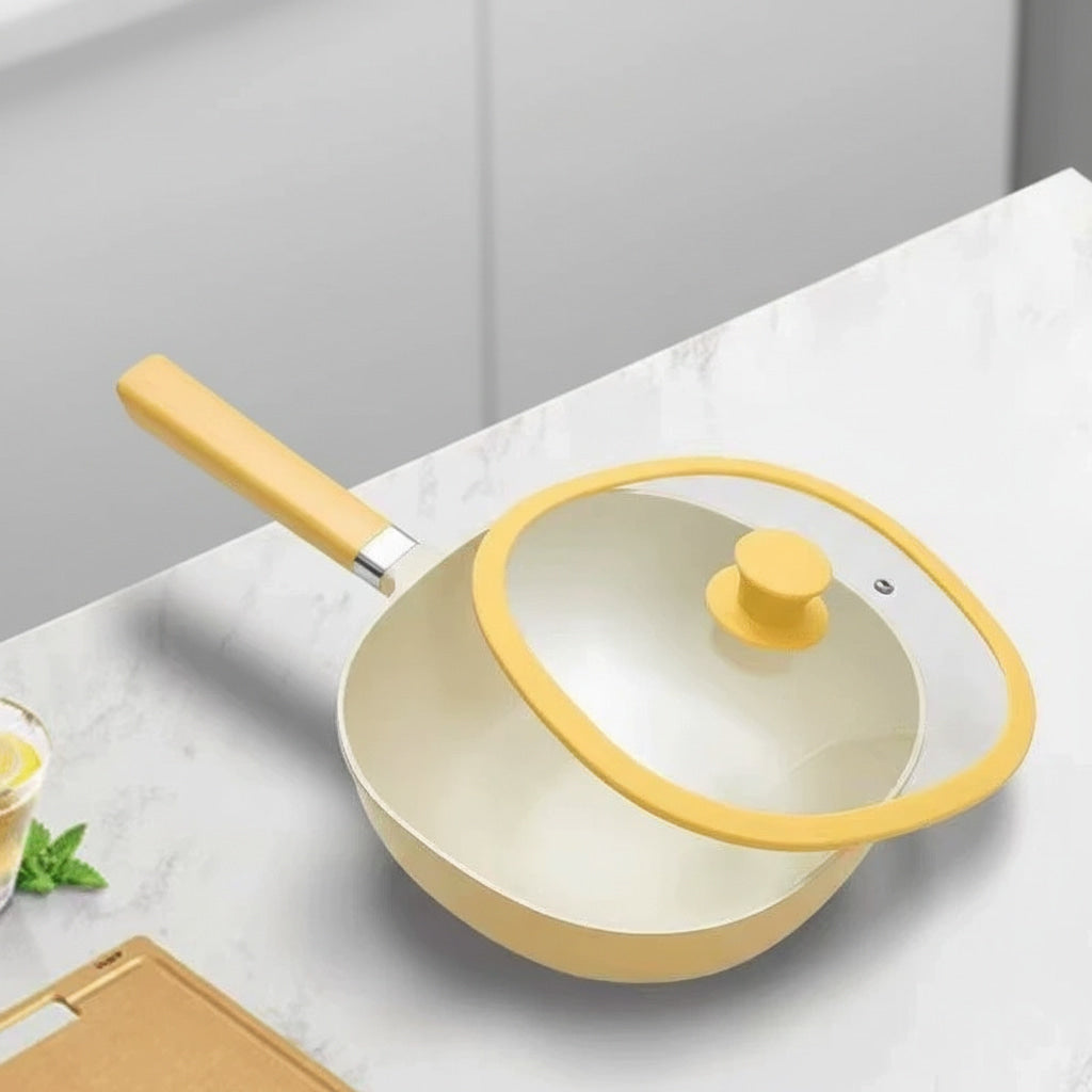 Ceramic Square Non Stick Lightweight Uncoated Pan