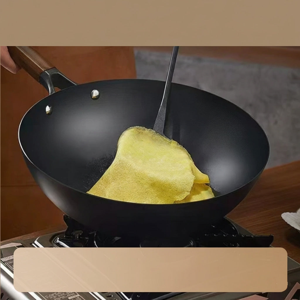 Thickened Cast Iron Non Stick Lid Wok